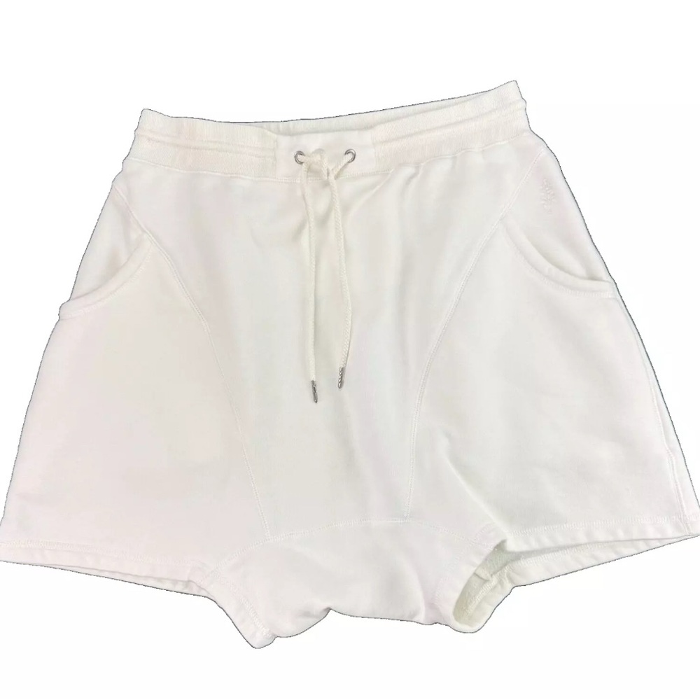 Free People Movement White Pointbreak Harem Sweat Shorts Sz XS Baggy Skater NWOT - Picture 5 of 9